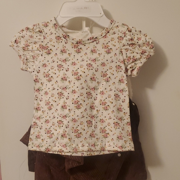 Tahari Girl Brown Corduroy Jacket and Skirt Set - Picture 6 of 15